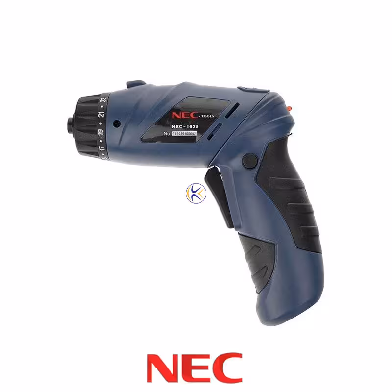 دریل پیچ گوشتی شارژی 3/6 ولت لیتیوم با لوازم 1636 ان ای سی