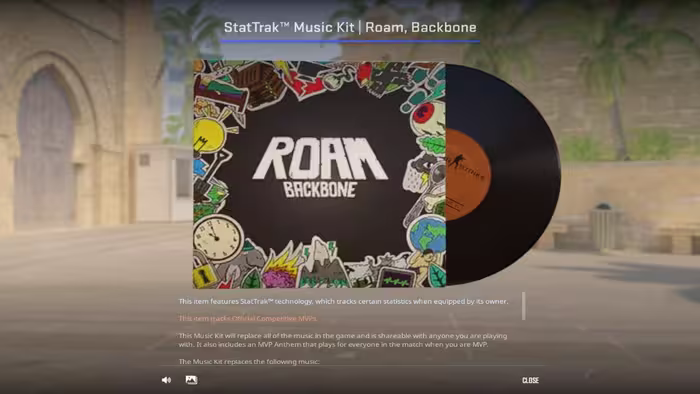 موزیک کیت StatTrak™ مدل Roam, Backbone