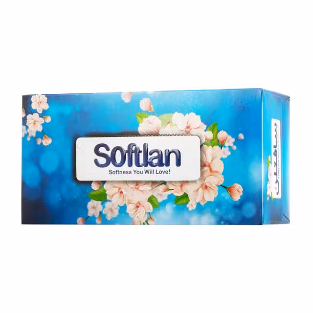 دستمال کاغذی سافتلن طرح رویا 150 برگ دولا