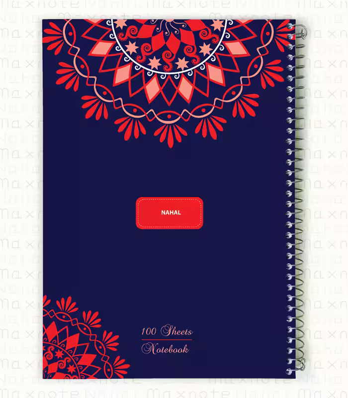 دفتر 100 برگ سیمی کد 3110.طرح 4