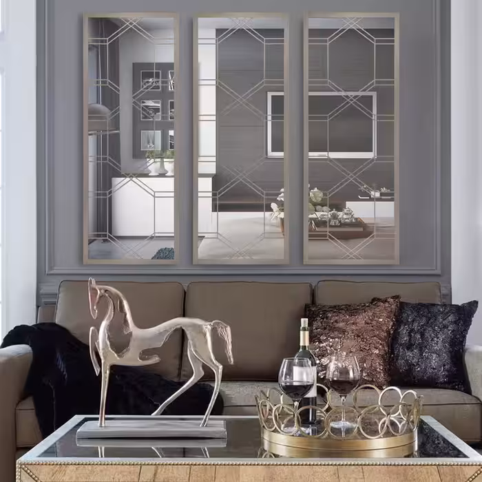 آینه مدل  قدی طرح سپنتا مجموعه 3 عددی