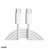 کابل تبدیل USB-C به USB-C اپل سرکارتنی آیفون 15 مدل MQKJ3ZM/A به طول 1 متر-شارسل