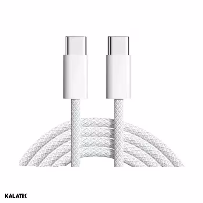 کابل تبدیل USB-C به USB-C اپل سرکارتنی آیفون 15 مدل MQKJ3ZM/A به طول 1 متر-شارسل