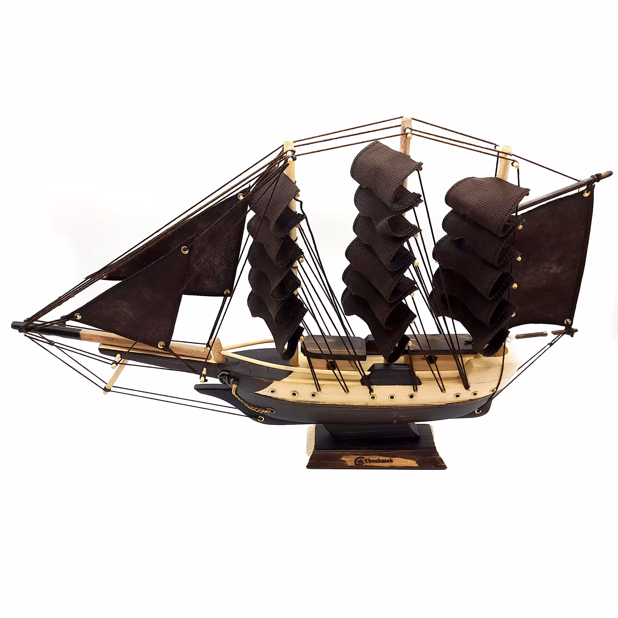 کشتی چوبی سایز 40 سانتی متر کد 720006