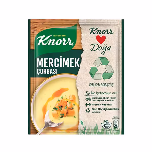 سوپ عدس کنور با پیاز حجم 76 گرم