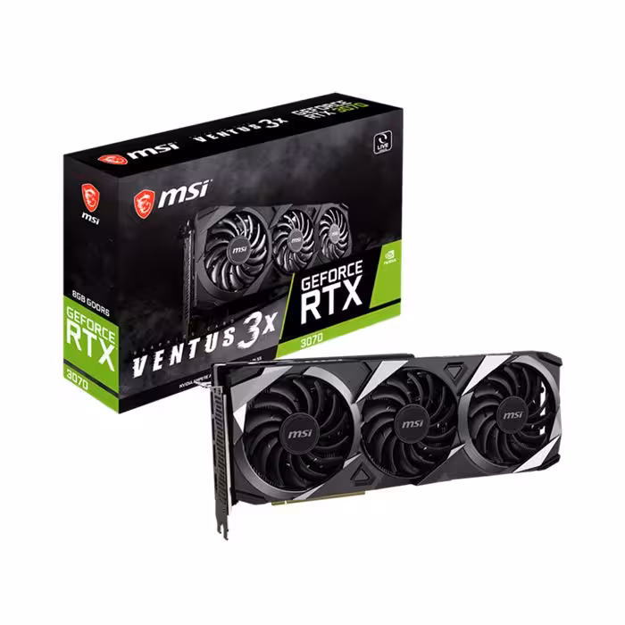 کارت گرافیک ام اس آی GeForce RTX 3070 VENTUS 3X 8G LHR