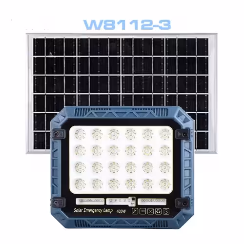 پروژکتور خورشیدی ریموت‌دار 400 وات مدل W8112-3