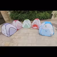 پشه بند موزیکال کلبه ای 