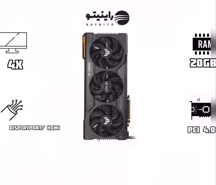 کارت گرافیک  ASUS TUF Gaming Radeon RX 7900 XT OC Edition 20GB GDDR6 برند ایسوس