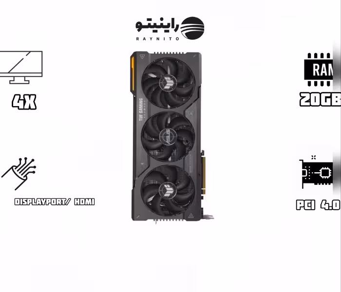 کارت گرافیک  ASUS TUF Gaming Radeon RX 7900 XT OC Edition 20GB GDDR6 برند ایسوس