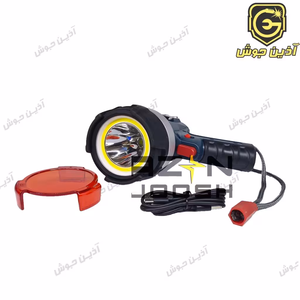 چراغ قوه شارژی (نورافکن تفنگی 5 حالته) 2500 لومن رونیکس Ronix مدل RH-4235