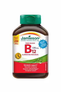 قرص ویتامین B12 برند Jamieson - بسته 200 عددی