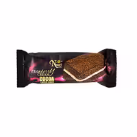 کیک مخملی کاکائویی با کرم توت فرنگی نظری 75 گرمی