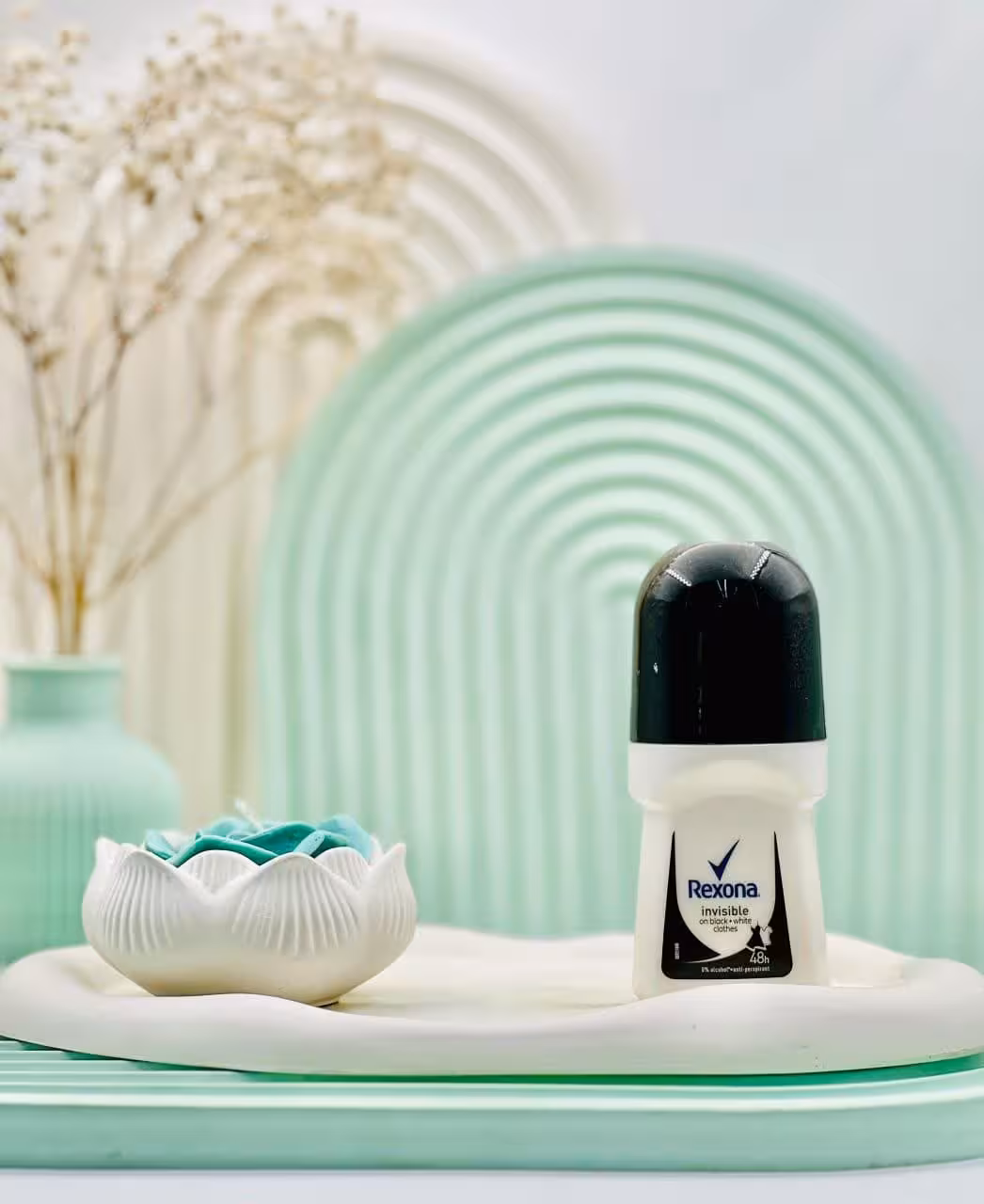 قیمت و خرید رولان ضد تعریق اینویزیبل بلک اند وایت بانوان رکسونا 50 میلی لیتر -