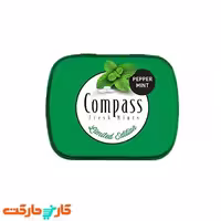 قرص خوشبو کننده دهان با طعم نعنا فلفلی، برند کامپس Compass Pepper Mint