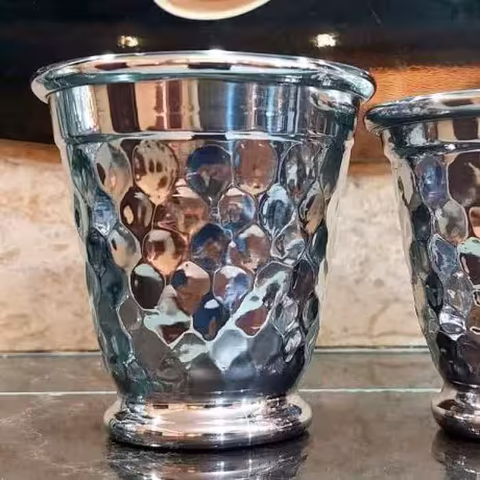 6 عددلیوان پایه دار چکشی روحی(9.5سانت)