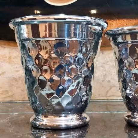 6 عددلیوان پایه دار چکشی روحی(9.5سانت)