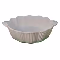 ظرف پخت و سرو غذا سرامیکی، طرح گل، کد V30277