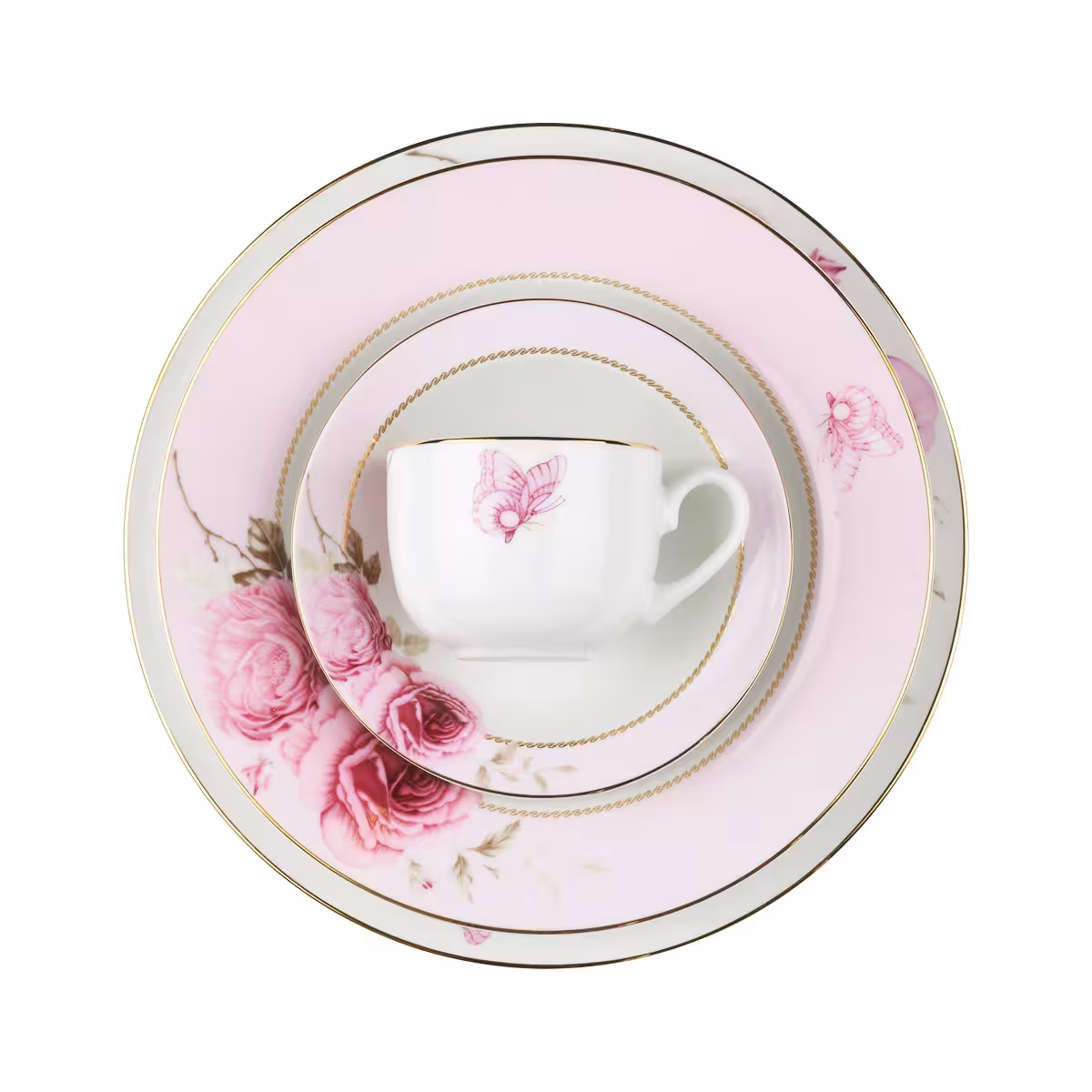 سرویس 102 پارچه 12 نفره طرح رزفلاور