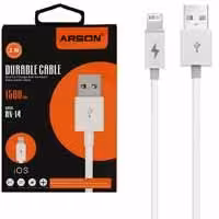کابل شارژ و دیتا آیفون 1.5متری 2.4A Arson AN-14