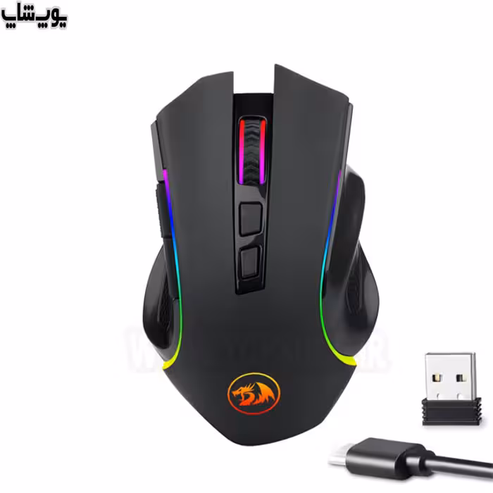 موس گیمینگ بی سیم RGB ردراگون مدل GRIFFIN M602