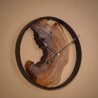 ساعت دیواری چوبی مدل سرو کد: 35C_01