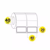 لیبل کاغذی 2 ردیف 40*20