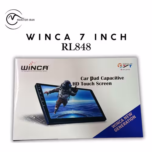 مانیتور آزرا 2010-2006 برند وینکا 2 64 اپل کارپلی 7 اینچ مدل RL848