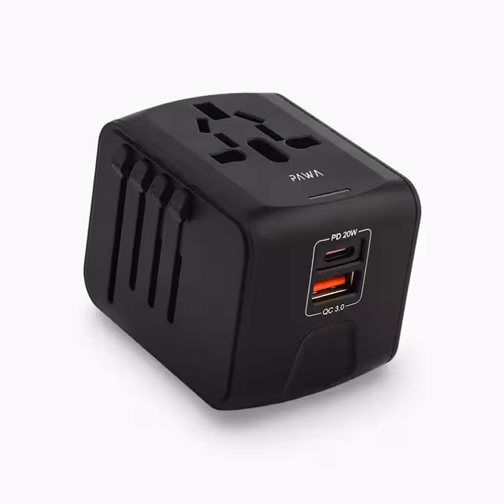 مبدل برق و شارژر دیواری 20 وات چند کاره پاوا PAWA UNIVERSAL