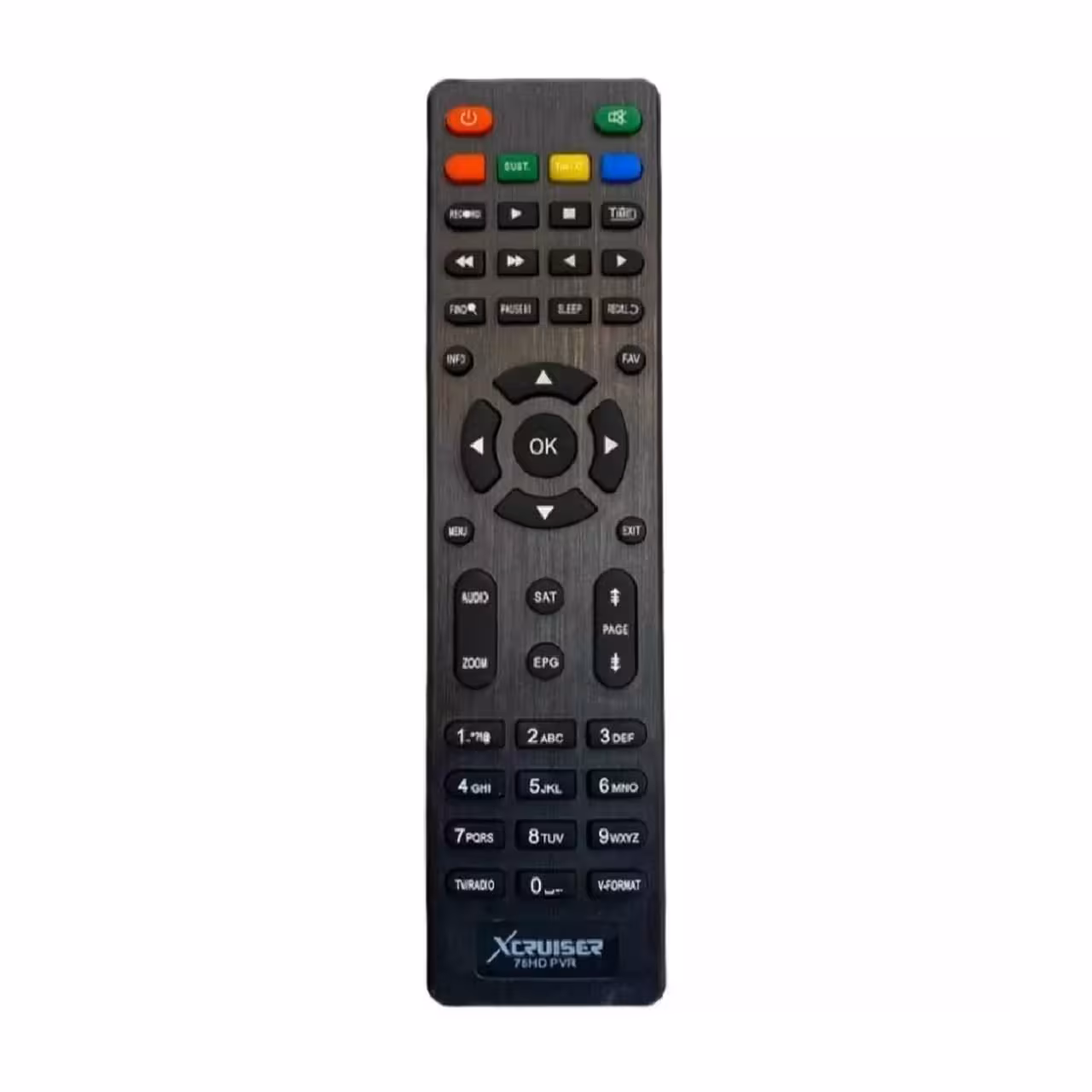 ریموت کنترل گیرنده ایکس کروزر مدل XCRUISER 78HD PVR