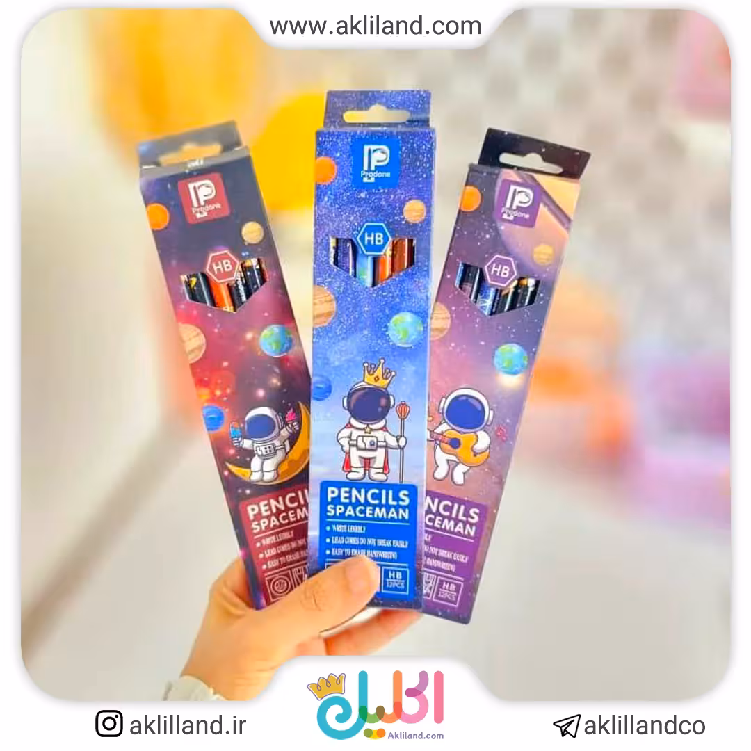 مداد پاک کن دار HB فضانورد (مدل رندوم)