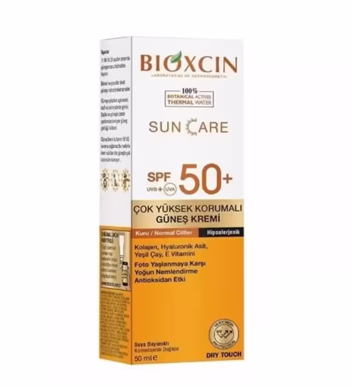 ضدآفتاب پوست خشک بی رنگ بیوکسین bioxcin،ترکیه 50 میل