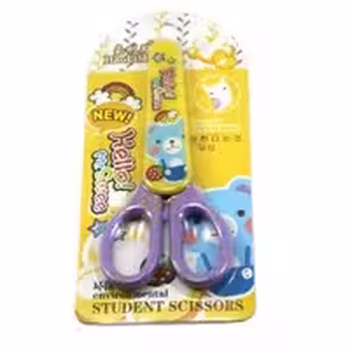 قیچی مهد کودک کاور دار HaoLiMei مدل HL-X077