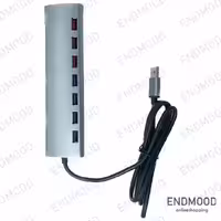 هاب 7 پورت USB 3.0 کی نت مدل K-HUAMH117