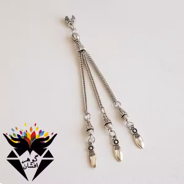 کرکوش فلزی سه رشته ای طرح زیبا H3102