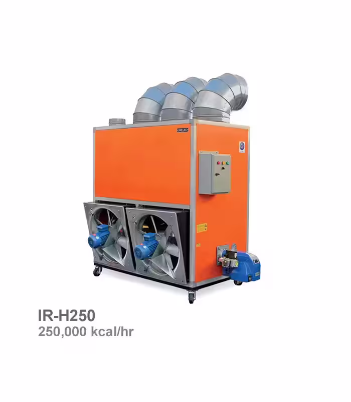 کوره هوای گرم کابینتی ایران هیتر مدل IR-H250