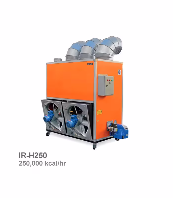 کوره هوای گرم کابینتی ایران هیتر مدل IR-H250