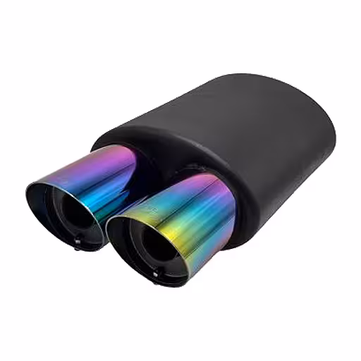 خرید منبع اگزوز اسپرت خودرو رویال دو لول هفت رنگ کد 715 | اتوموبی