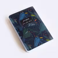 دفترچه خط دار طرح برگ کیچ بوک (KITSCH BOOK)