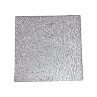 شیشه تیفانی نقره ای 20*20سانت