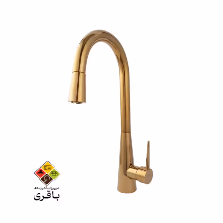 شیر آشپزخانه شاوری راسان مدل سارینا طلایی