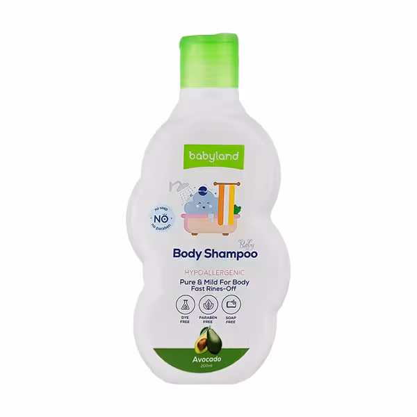 شامپو سر و بدن حاوی عصاره آووکادو بیبی لند 200 ml