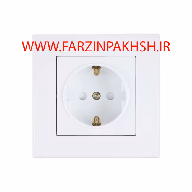 پریز ارتدار با مغزی سرامیکی توکار پارت الکتریک مدل تابش 5157