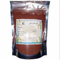 کود آهن کلات پودری 13 درصد EDTA  جوانه پور سینا وزن 500گرم