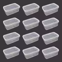 ظرف نگهدارنده پولاد پویش مدل فریزری کد 1200cc بسته 12 عددی