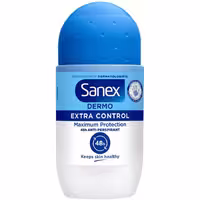 رول ضدتعریق سانکس اکسترا کنترل Sanex Dermo Extra Control حجم 50 میلی‌لیتر