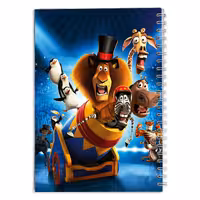 دفتر مشق کارتون ماداگاسکار