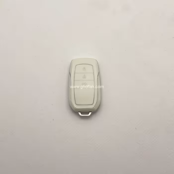 کاور ریموت تویوتا کرولا هایلوکس سی اچ ار و لوین هیبریدی سه دکمه طرح چرم