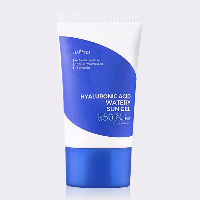 ژل ضد آفتاب هیالورونیک اسید ایزنتری Isntree Hyaluronic Acid SPF50  PA     Watery Sun Gel 50ml