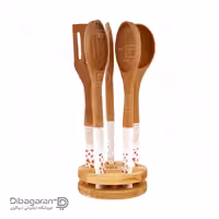 سرویس کفگیر ملاقه چوبی ریور 6 عددی کد 8438